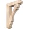 Ekena Millwork Olympic Arts and Crafts Smooth Bracket w/ Offset Brace, Douglas Fir, 7 1/2"W x 32"D x 44"H BKT0806X32X44OLY03SDF - alternate 1